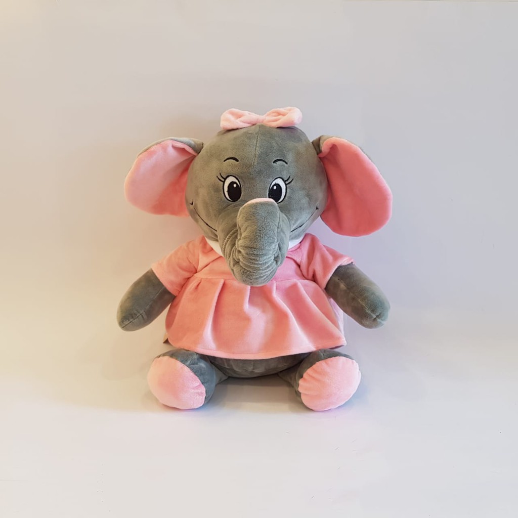 Boneka Gajah Lucu Cantik Imut Cocok Buat Gift Anak Bayi Lucu Hadiah Grey Bona Ada Size M Sampai XL Toys Elephant Cute Hadiah Ulang Tahun Kualitas Premium by Istana Boneka GARANSI SEUMUR HIDUP