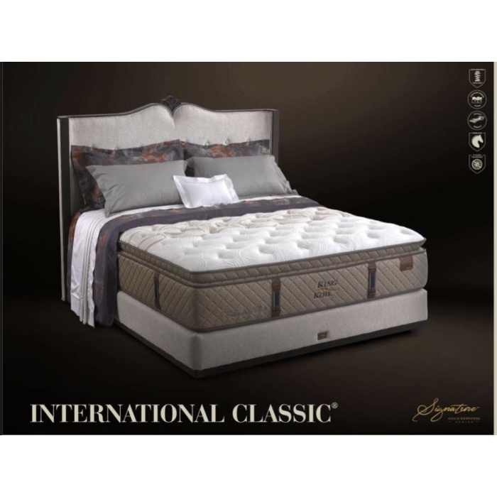 Fachriagro- King Koil Kasur Springbed International Classic - Full Set - 200X200