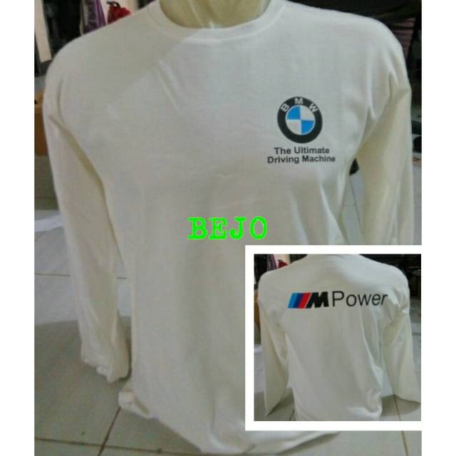 kaos tshirt lengan panjang long sleeve bmw