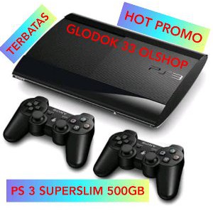 ps3  ps 3  playstation3  playstation 3  super hardisk bonus 2 stik  stick wireless penganti kaset m
