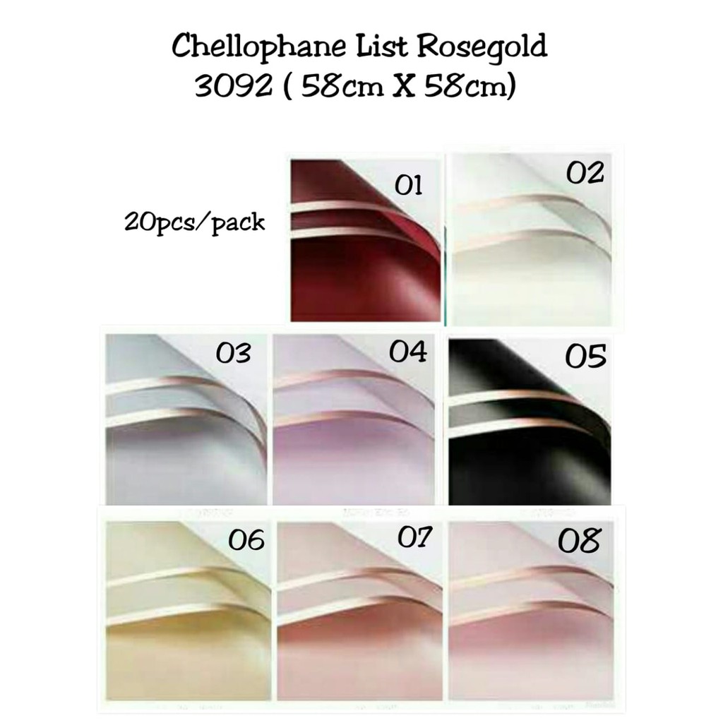 chellophane list rosegold -3092