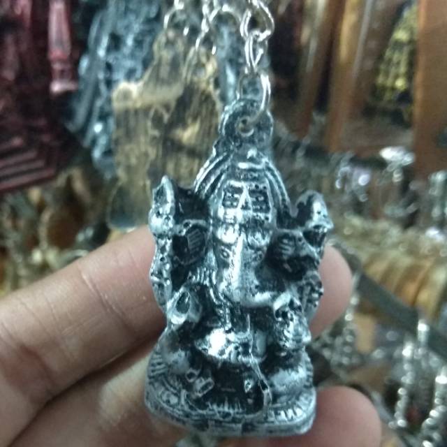 (BISA COD) SATU SET GANTUNGAN KUNCI DEWA GANESHA ISI 20 PCS FIBERGLASS SOUVENIR JOGJA