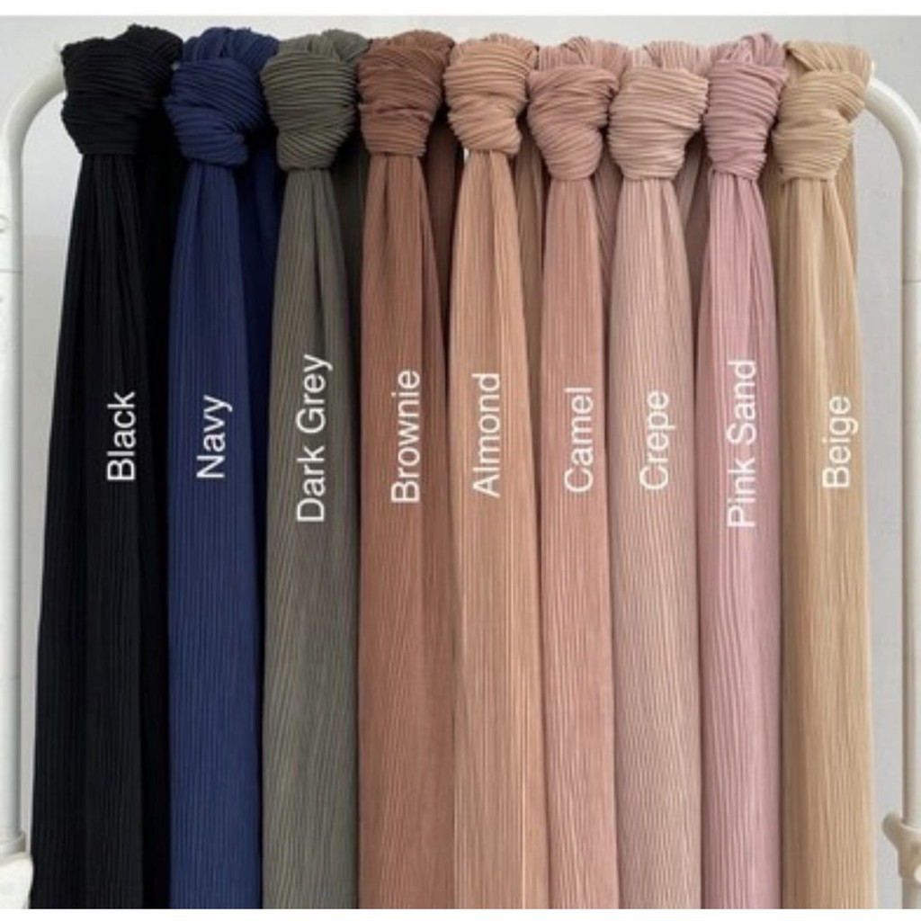 Pashmina Plisket Shawl / Hijab Havana Muslimah