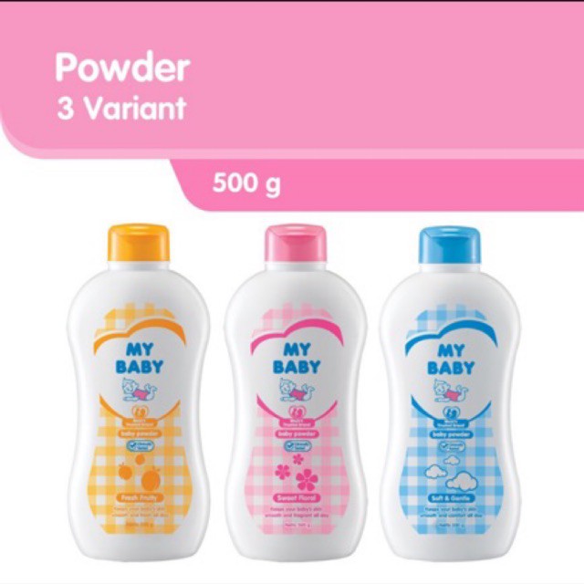 My Baby Powder 500gram / Bedak Tabur Mybaby