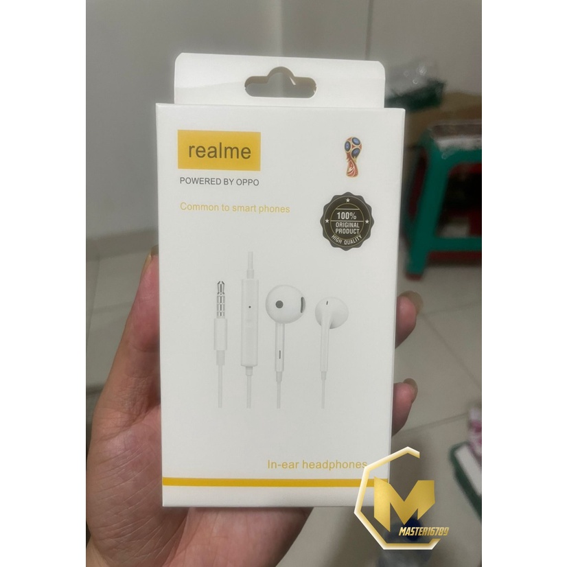 R15 Headset headsfree earphone Hf ORIGINAL REALME 2 3 5 6 7 pro C1 c2 c3 c11 c15 c12 c17 c20 C21y JACK 3.5MM MA2223