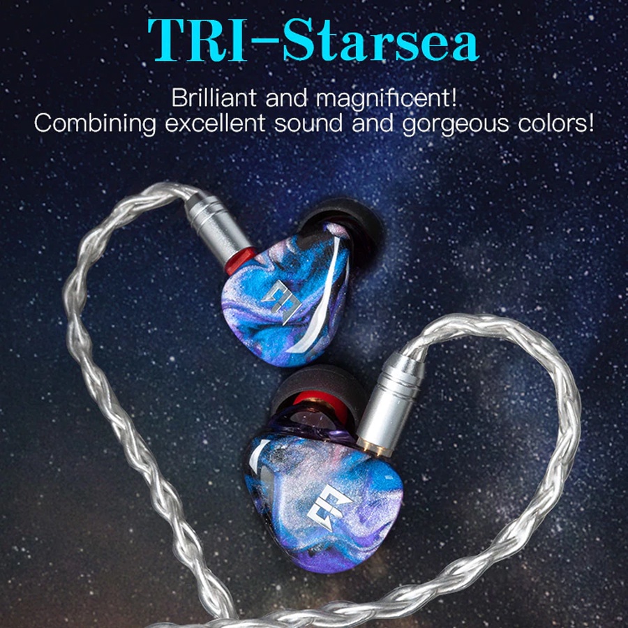 KBEAR TRI STARSEA 2BA+1DD Driver Unit In Ear Earphone HIFI