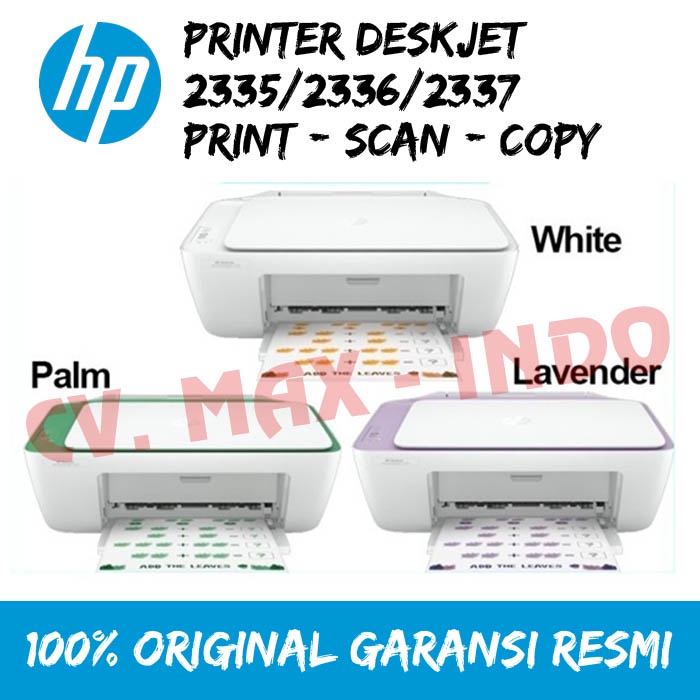 HP PRINTER DESKJET 2335/2336/2337