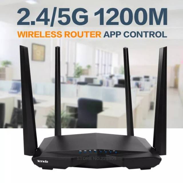TENDA AC6 HIGH POWER ROUTER/ WALL KILLER ROUTER/GIGABIT ROUTER (1200Mbps)