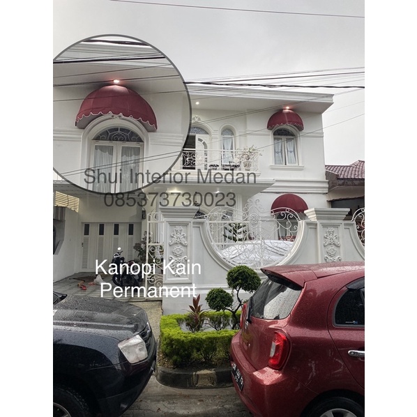 Kanopi kain Permanent / Kanopi Cafe / Tenda Cafe / Tenda kain