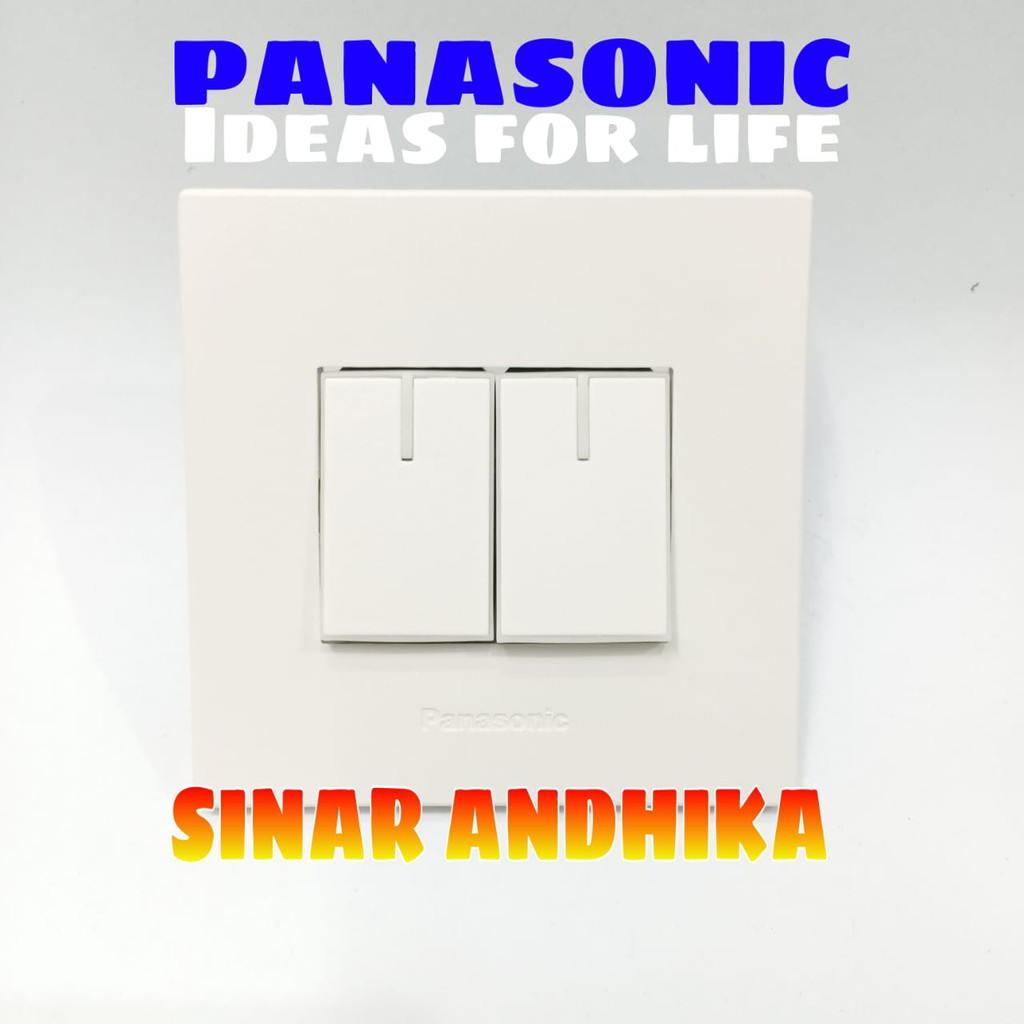 SAKLAR SERI KECIL PUTIH ECO B STYLE E PANASONIC WESJ 78029W+WESJ 5931