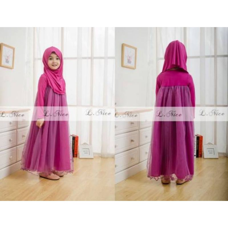 L-Nice Purple Gamis