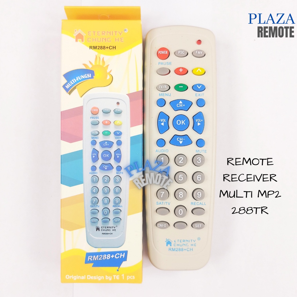 REMOTE MULTI RECEIVER PARABOLA HD MP4 HD