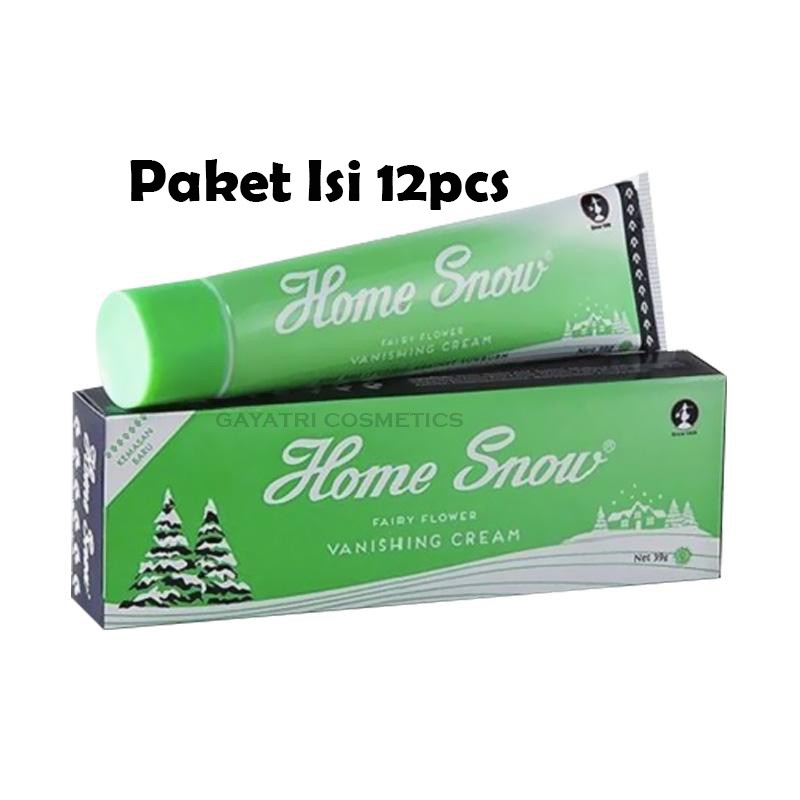 Paket Isi 12pcs Home Snow Vanishing Cream 39gr