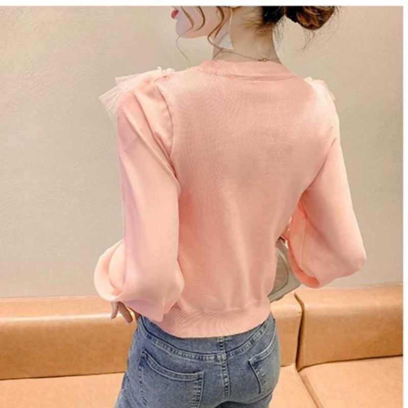 MDLV ~ 51509 Veisha Knit Top Atasan Blouse Import Baju Korea Import Fashion Import