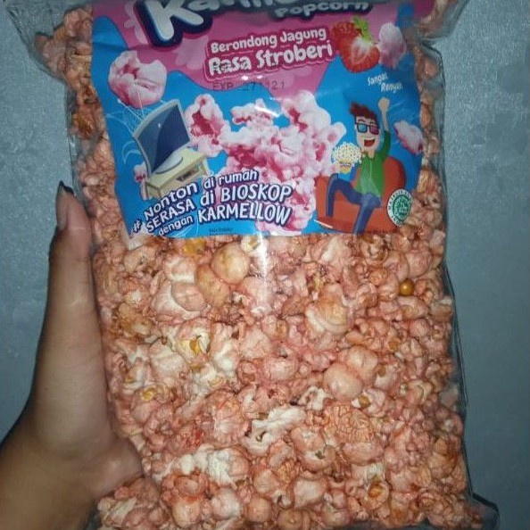 

KARMELLOW POPCORN SNACK CEMILAN RINGAN KILOAN 250GR