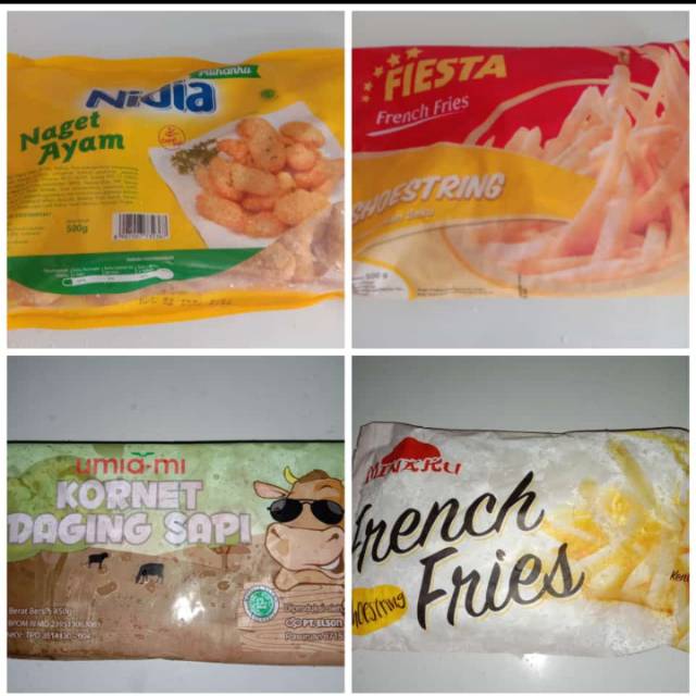 

Kentang kornet nugget 18rb