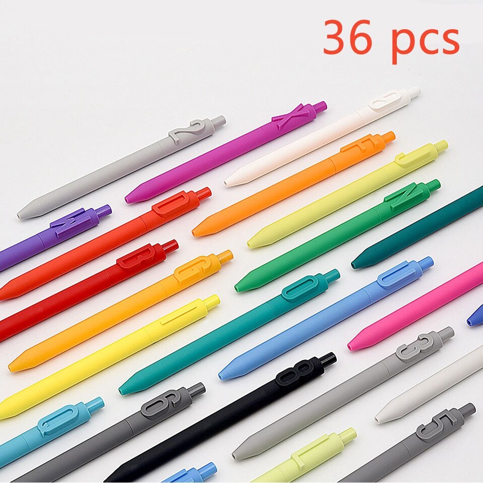 KACO Alpha Gel Pen Pena Pulpen Bolpoin 0.5mm 36 PCS - Mix Color