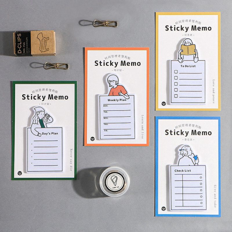 

[MYUME.STORE] 30pcs Sticky Note Post It Untuk Mengatur Jadwal Waktu