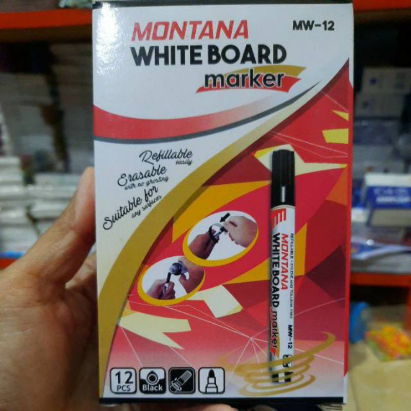 

spidol montana whiteboard/sepidol papan tulis/ bisa dihapus