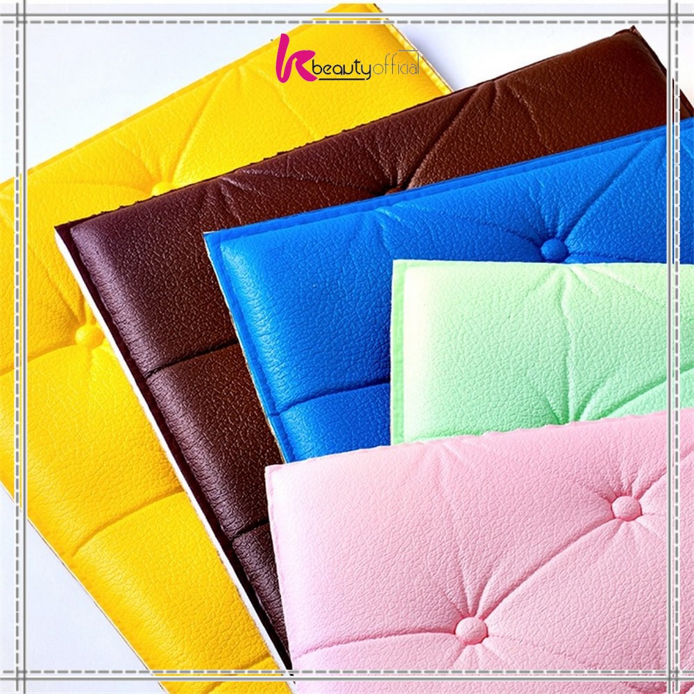 KB-C119 Wallpaper 3D Foam Headboard Bed Wall Stiker Wallfoam Dinding 3D Walpaper Foam Dekorasi Rumah-5