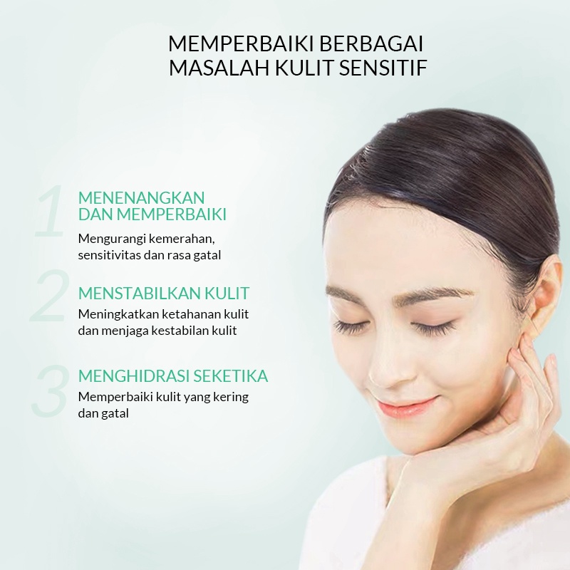 BioAqua Bio Aqua 10X Centella Moisturizing Essence Serum 30ml/50ml Menenangkan dan memperbaiki kulit sensitif dan kemerahan