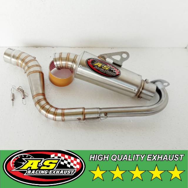 Knalpot beat fi beat karbu beat street Scoopy AS RACING EXHAUST ORIGINAL