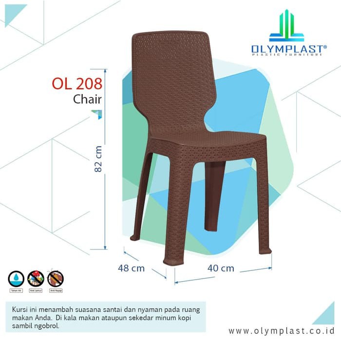 700 Koleksi Harga Kursi Plastik Merk Olymplast HD Terbaru