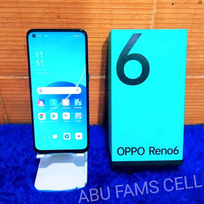 Oppo Reno 6 8/128 Handphone Murah Second Original 100%