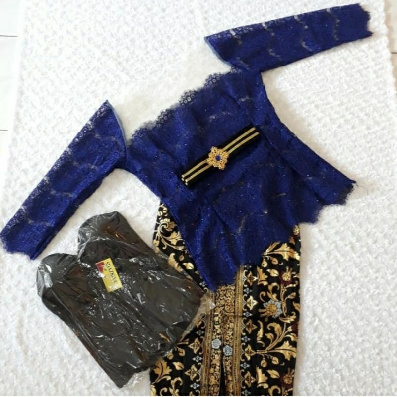 Set lengkap kebaya bali rok prada