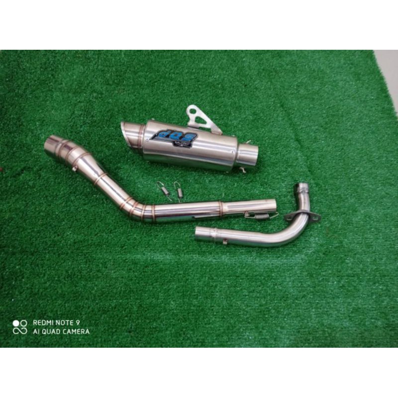 KNALPOT RACING DOS SUPRA. KNALPOT SUPRA 125 X FIT. KNALPOT FULLRACING