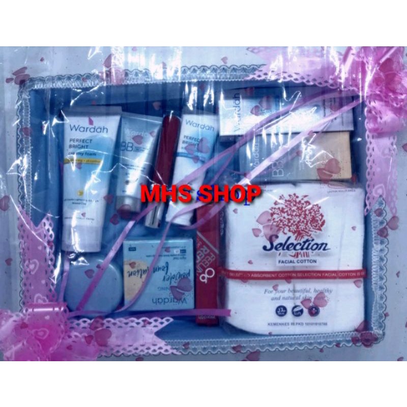 COD Wardah Paket Promo A- Hantaran Nikah/ Seserahan/ Makeup