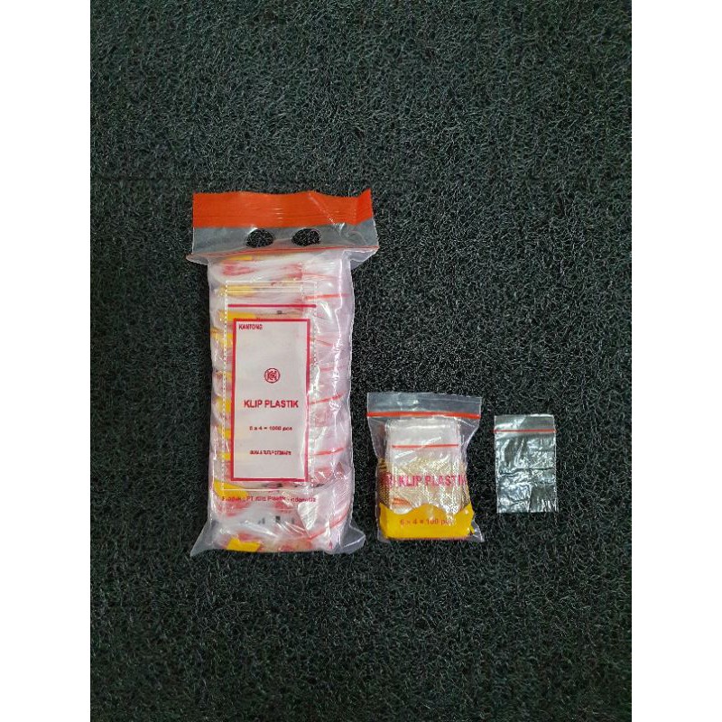 Plastik Klip/  Plastic Clip 6X4 Tebal Isi 100 Pcs