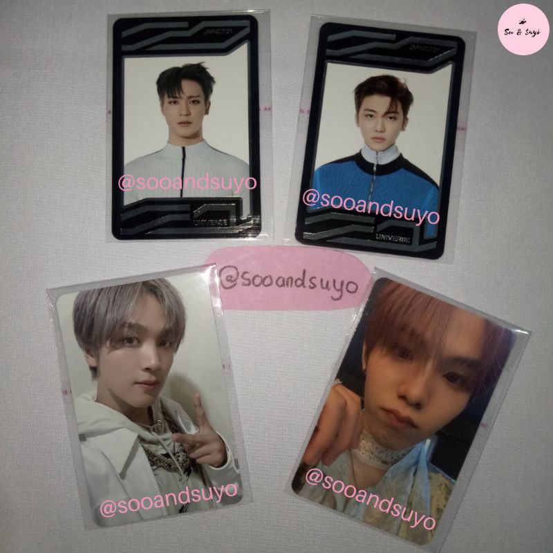 UC Jeno, UC Jaemin, PC Haechan,  PC Shotaro (Photocard Universe Card NCT 2021 Album Universe Jewel C