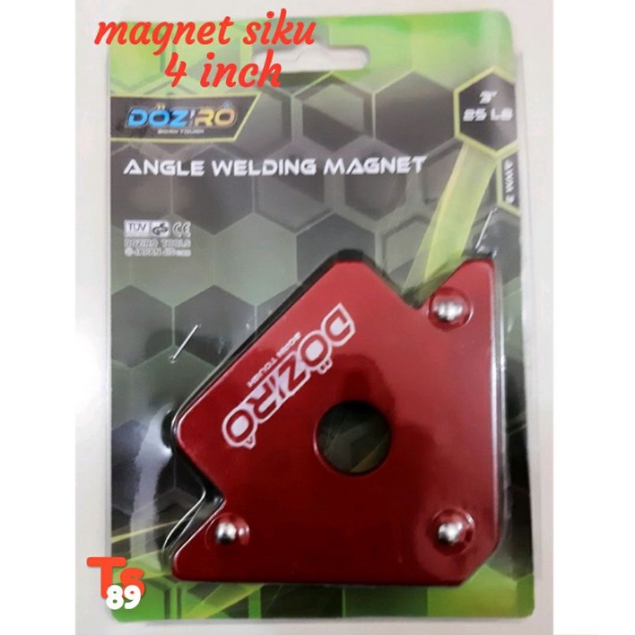 magnet siku 4inch / siku magnet 4inch / magnet las siku 4inch / siku sudut / magnet siku sudut