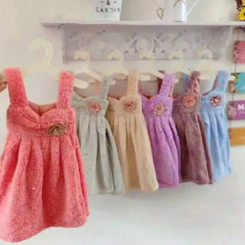 Serbet Lap Tangan Gantung Model Pakaian Baju - Hand Towel Model Baju Pakaian