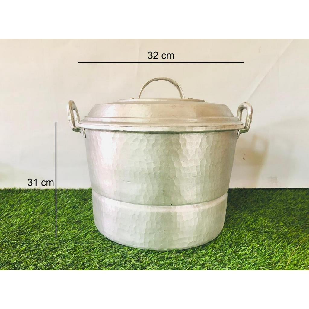 UKM Jawa Barat Panci Serbaguna Jumbo Diameter 32 cm Alat Masak Alumunium  Oleh Oleh Garut Langseng