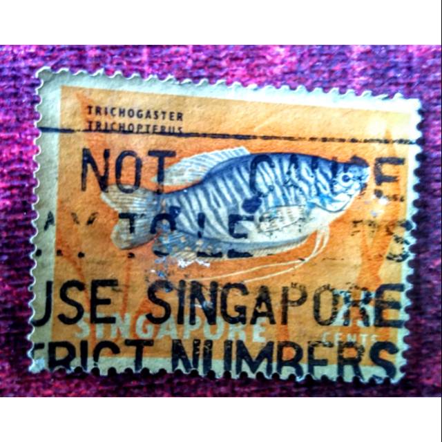 

Stamp Post Used,SINGAPORE RARE