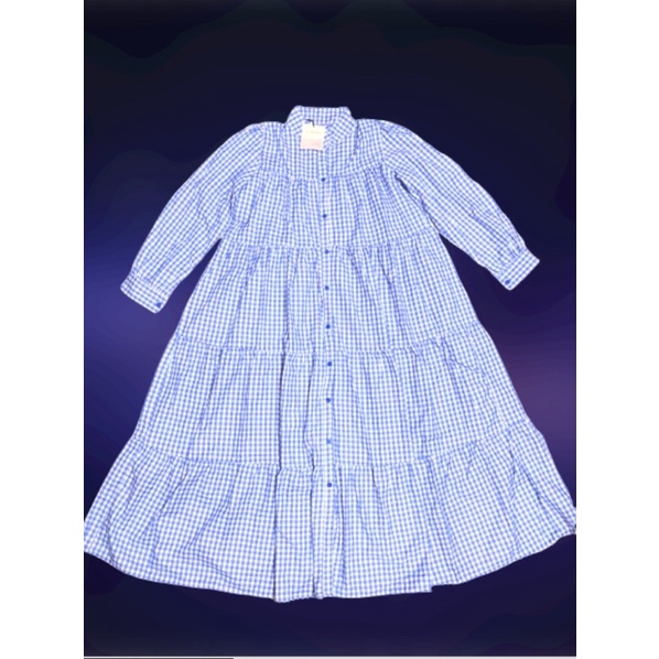 Midi kotak kecil Jadore Midi dress premium