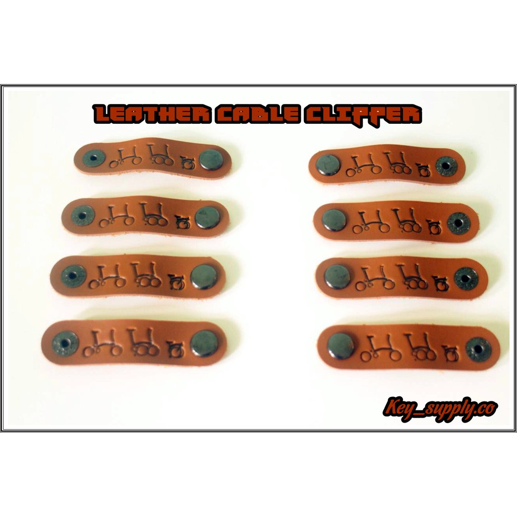 Klip Pengikat Kabel Sepeda Lipat atau pengikat kabel headset, Charger