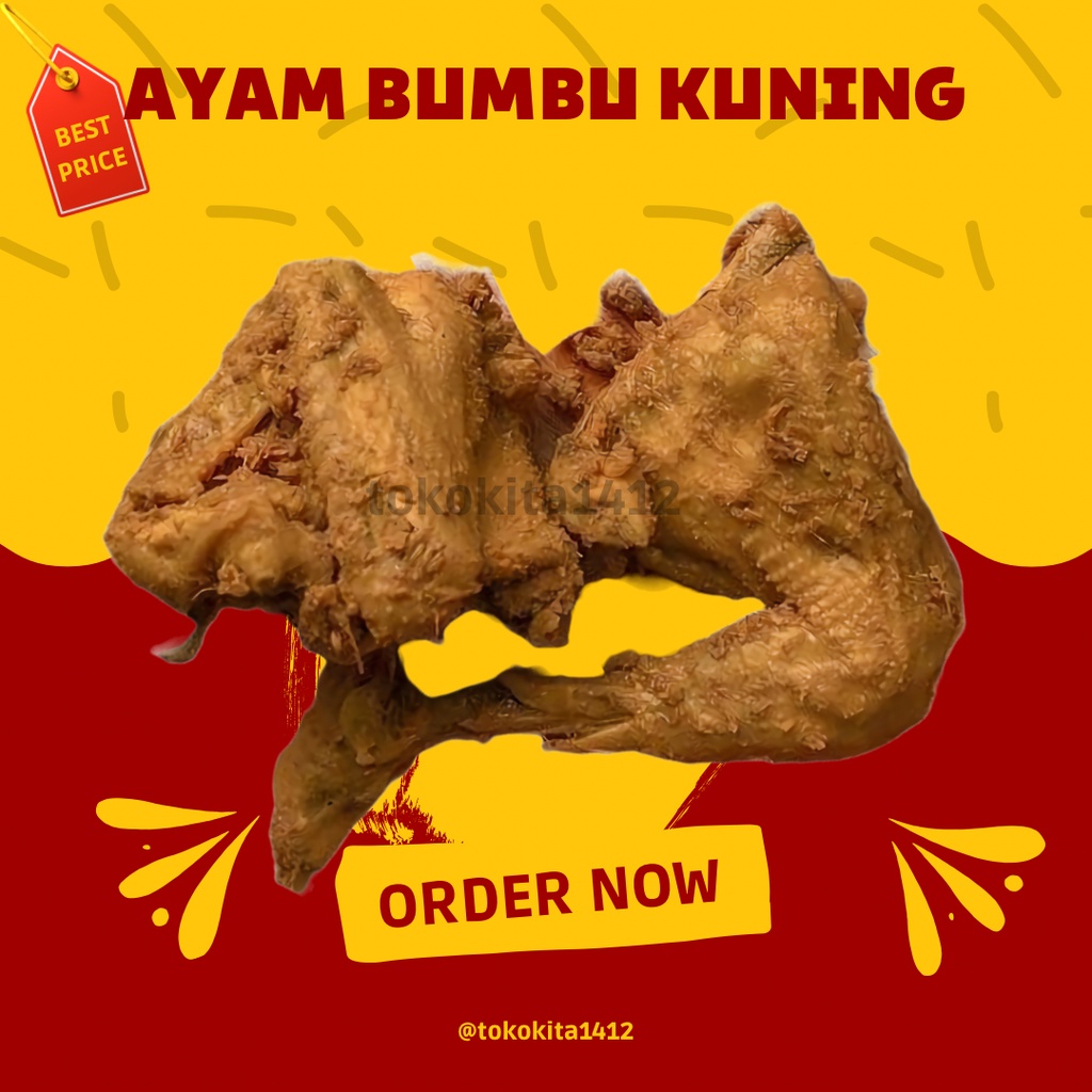 Ayam Ungep Bumbu Kuning siap Goreng Bakar per potong