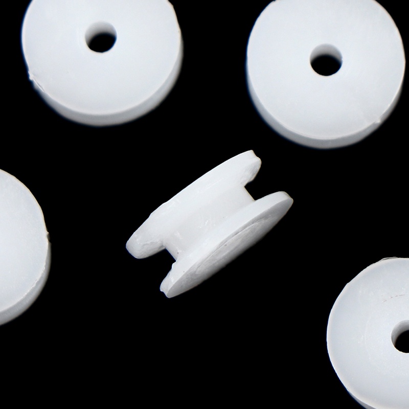 10pcs / set 2x9.3mm Roda Katrol Mini Bahan Plastik Untuk Mobil / Motor DIY