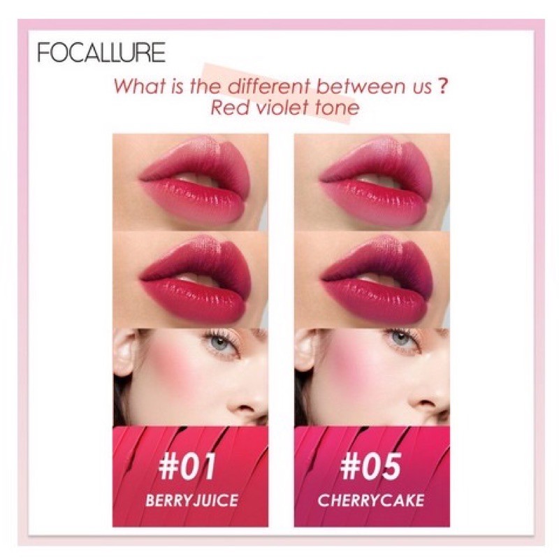 Focallure Staymax Lip Tint Pelembab Bibir &amp; Pipi FA 159