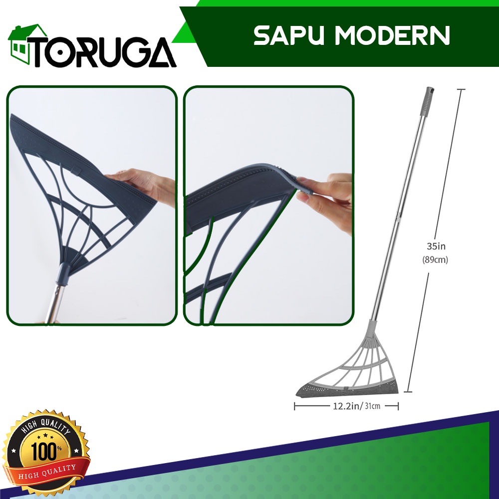 Sapu Pel Magic Karet Korea Silikon Broom Magic Portable Praktis Serbaguna