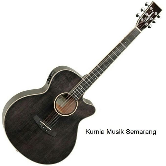 Tanglewood Tw4 E Bs Winterleaf Super Folk Gitar Akustik Elektrik + Tas Abuzahasim