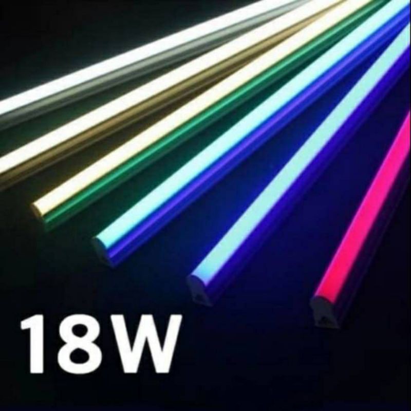 Paket 1 Lampu TL T5 Bonus Saklar On Off Tinggal Pakai T5 LED NEON 30cm 60cm 90cm 120cm