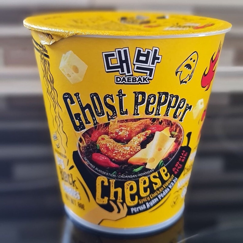 DAEBAK Ghost Pepper Cheese Spicy Chicken Cup Noodles 80g
