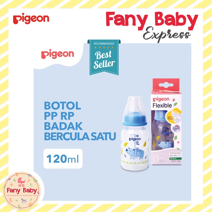 PIGEON FLEXIBLE PP RP BOTTLE 120ML