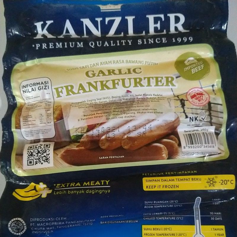 

kanzler garlic Frankfurter