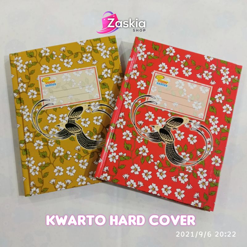 

Buku Kwarto Vision Hard Cover 20,5 x 16 cm