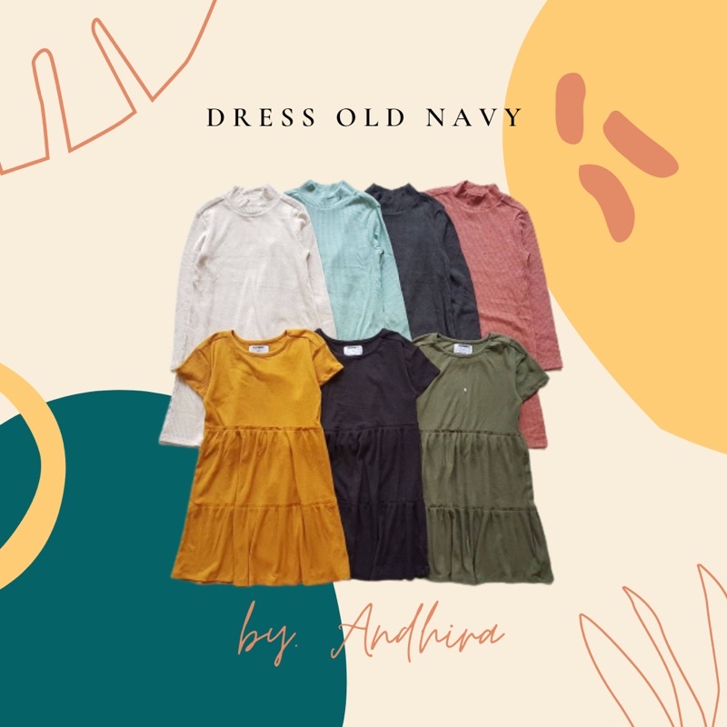 DRESS ANAK PEREMPUAN OLD NAVY - DRESS ANAK OLD NAVY 4-16 TAHUN